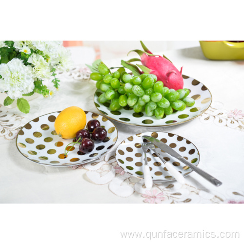 Wholesale Hotel Restaurant Custom Small Ceramic Dishes Plate